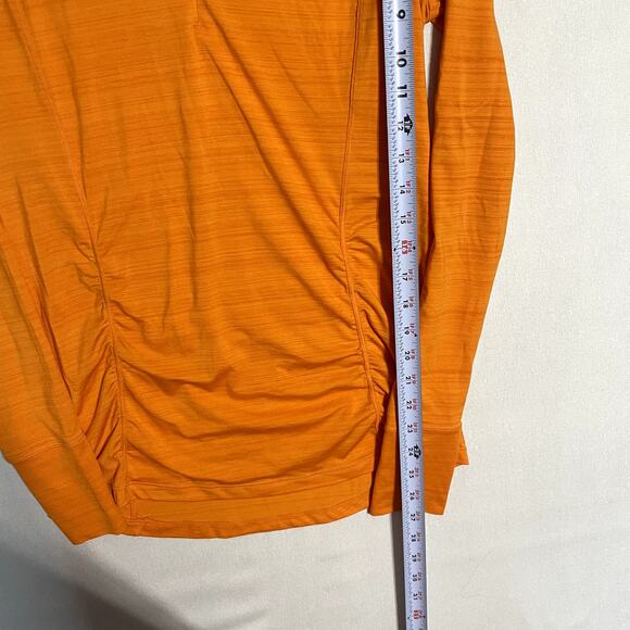 Athleta Stellar Long Sleeve Half Zip Pullover Top‎ Orange - Size S - Picture 5 of 7